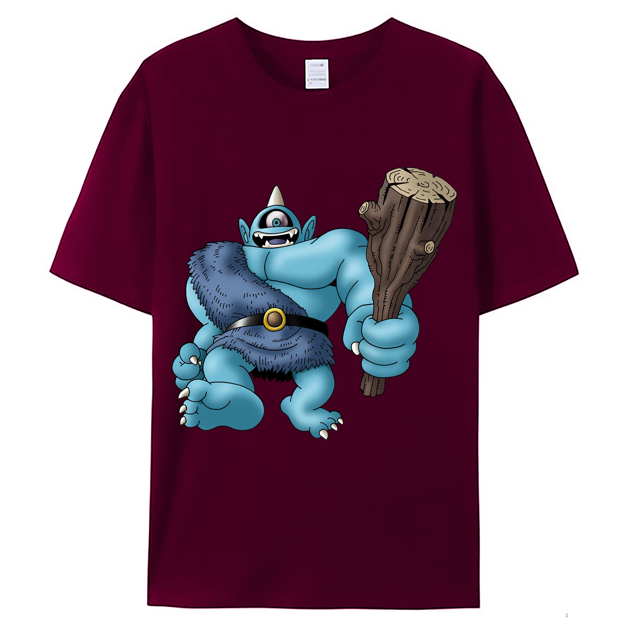 （画像用） ドラゴンクエスト Doragon Kuesuto Dragon Quest レディースカジュアルプリントTシャツ（綿100％）
